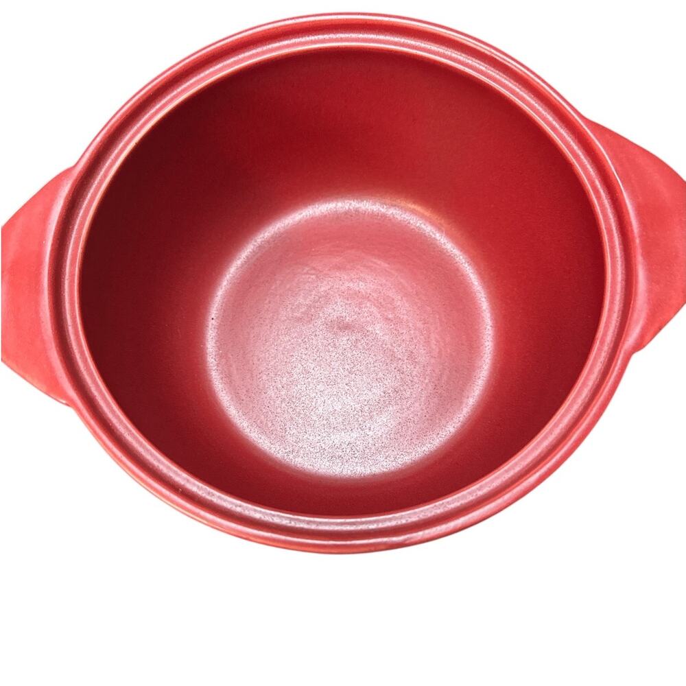 Noritake 2-Quart Colorwave Covered Casserole Dish Raspberry - Picture 3 of 4